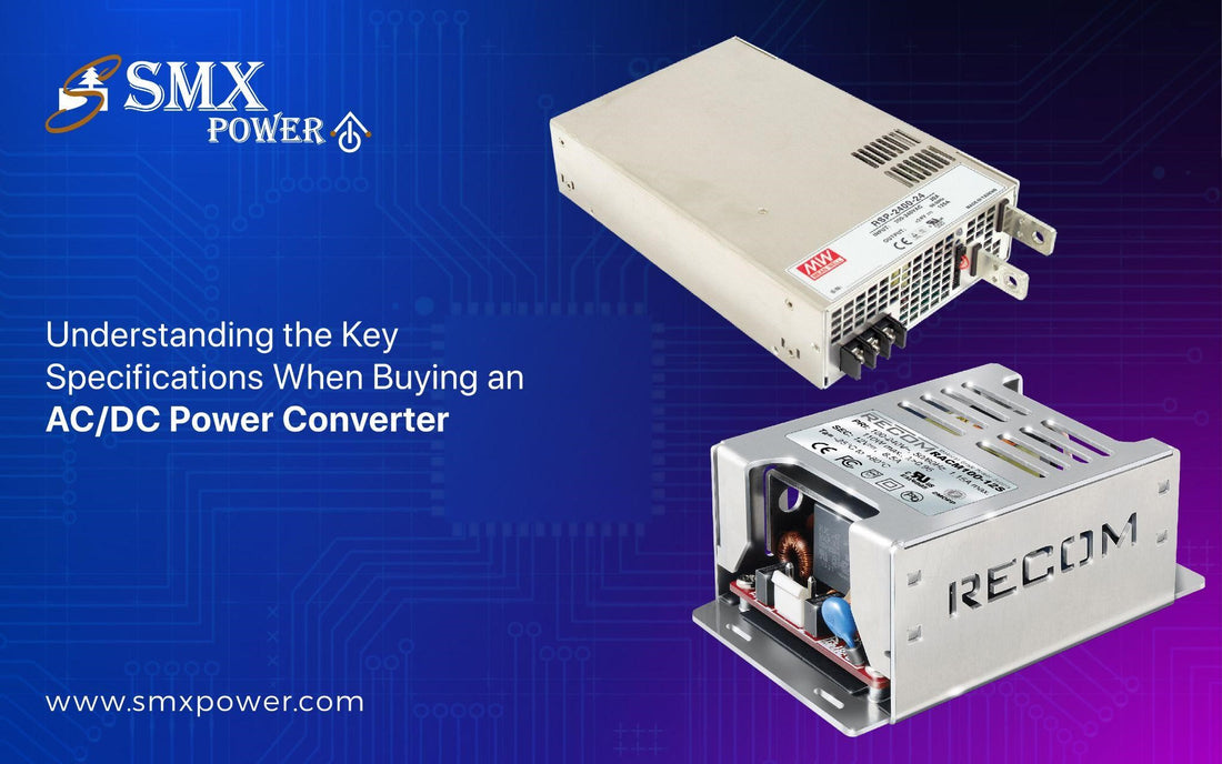 Understanding the Key Specifications When Buying an AC/DC Power Converter